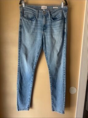 Frame Denim Jagger True Skinny Light Blue Jeans